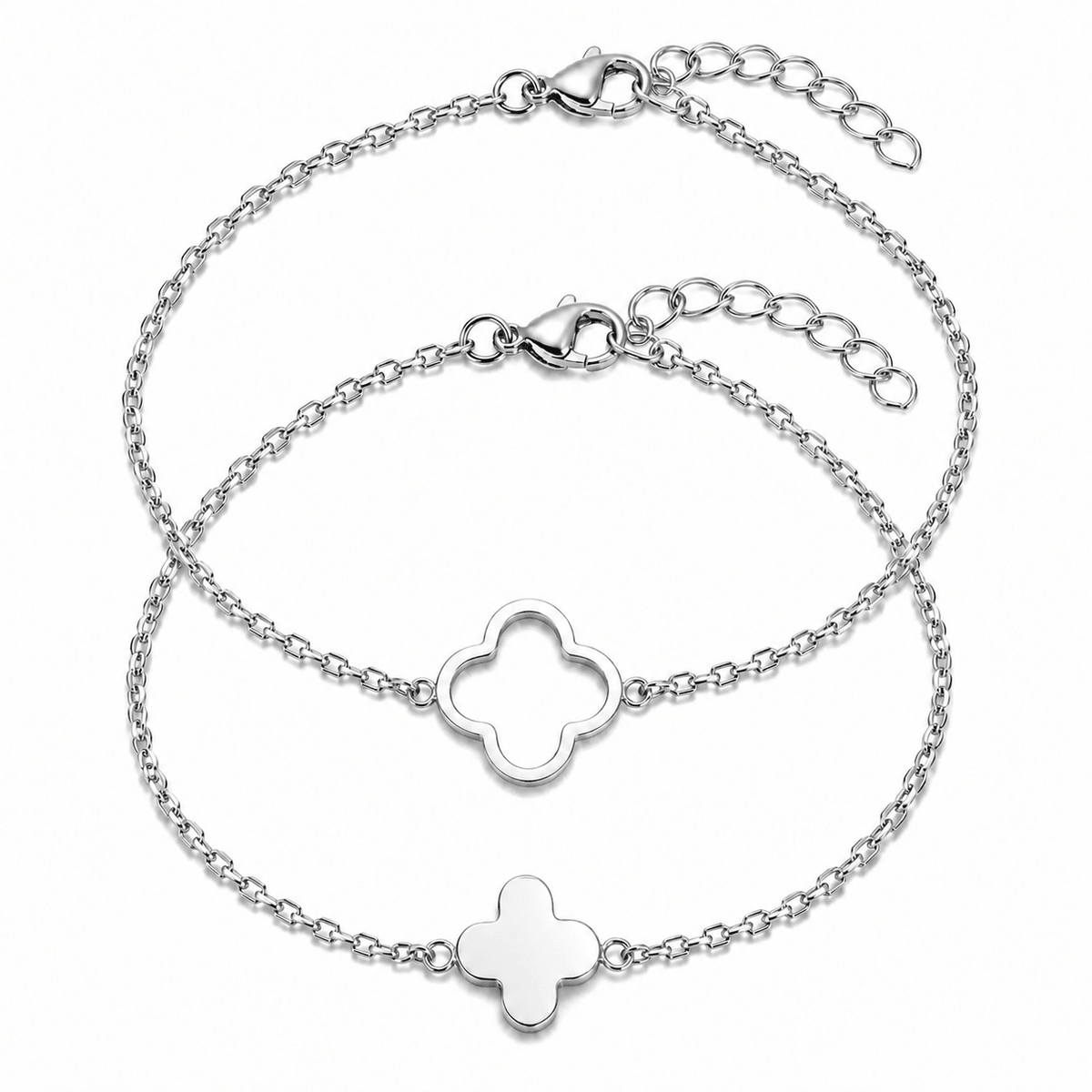 Mutter-Kind Armband Set mit Klee - OTANTO