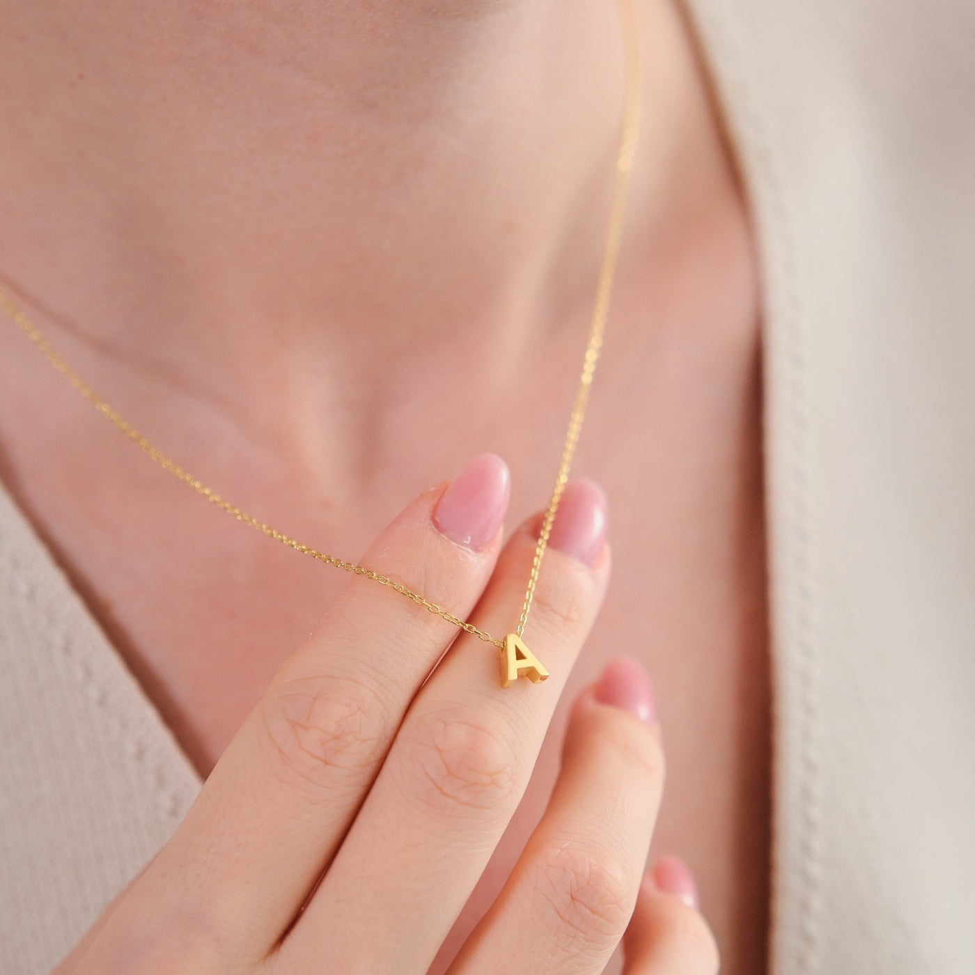 3D Initial Halskette - OTANTO