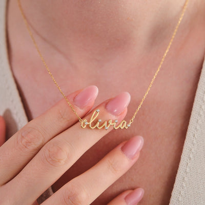 585er Namenskette - Variante Zirkonia - OTANTO