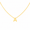 3D Initial Necklace