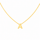 3D Initial Necklace