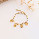 Armband mit Herzanhängern - OTANTO