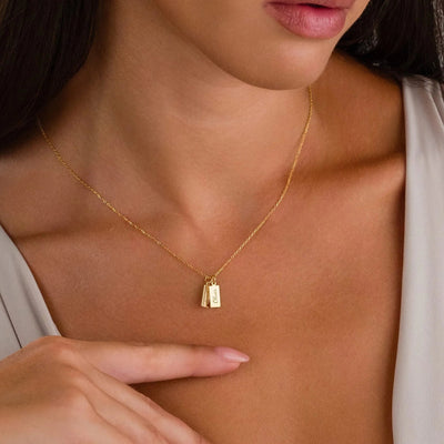 Bar Anhänger Namenskette - OTANTO