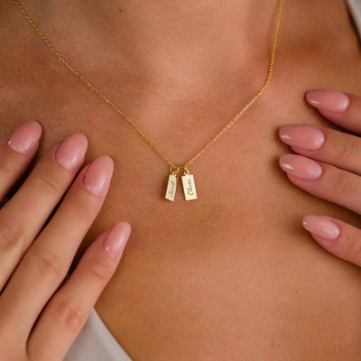 Bar Anhänger Namenskette - OTANTO