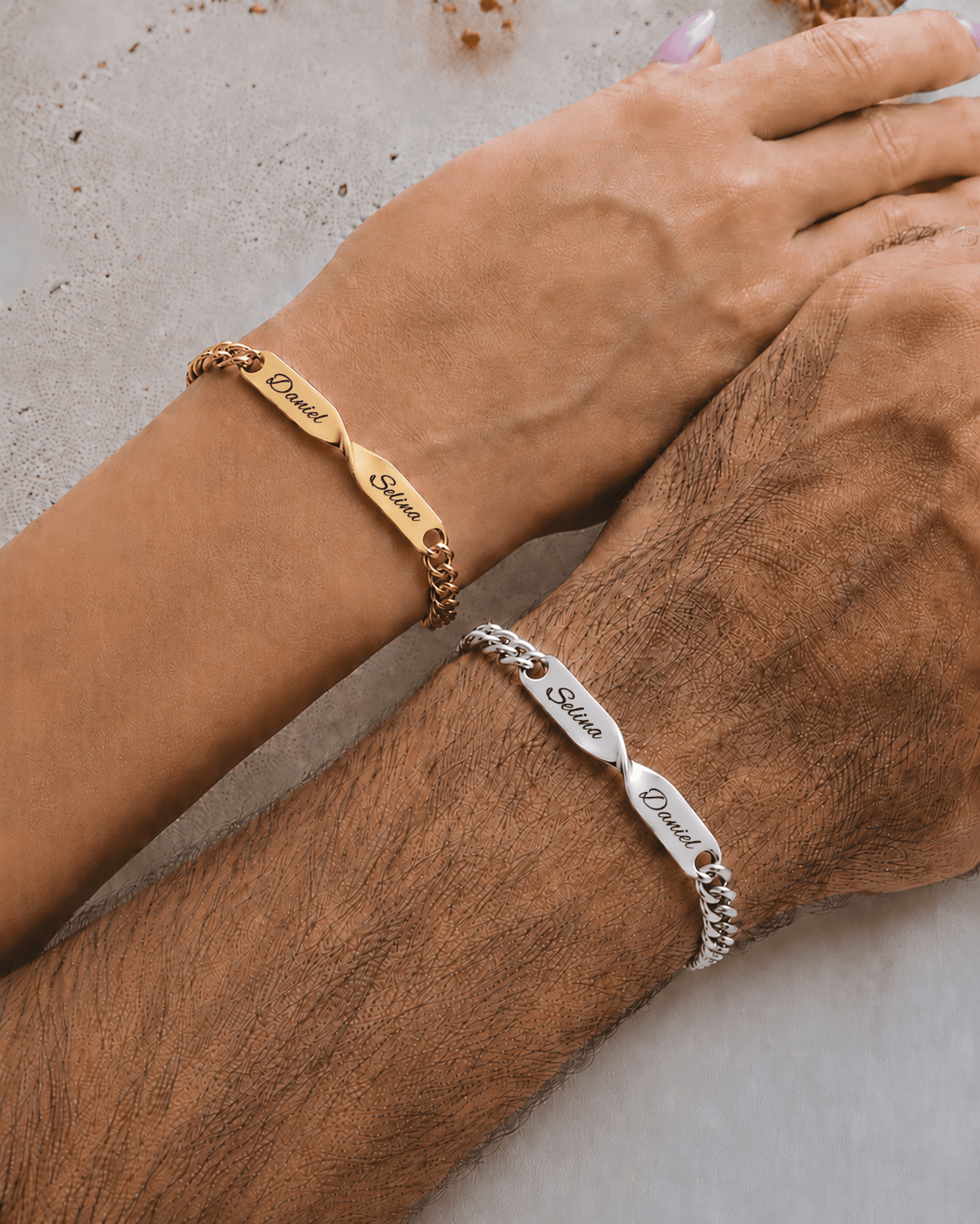 Eternal Partnerarmband mit Gravur - OTANTO