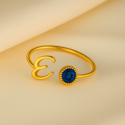 Geburtsstein Buchstabenring - OTANTO