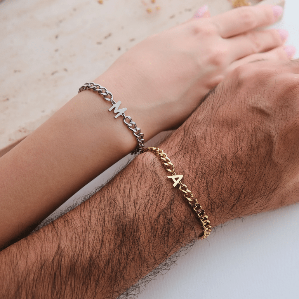 Initial Gold Partnerarmbänder - OTANTO
