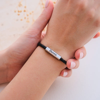 Magnetische Partnerarmbänder mit Gravur - OTANTO