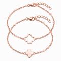 Mutter-Kind Armband Set mit Klee - OTANTO