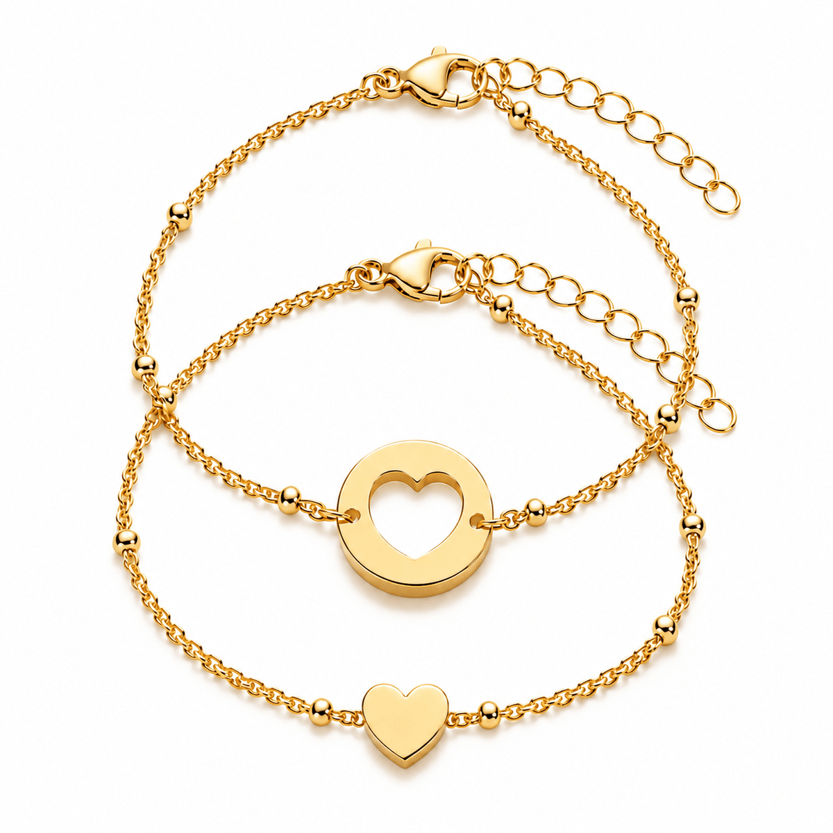 Mutter-Kind Armband Set mit Kugeln - OTANTO