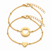 Mutter-Kind Armband Set mit Kugeln - OTANTO