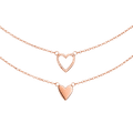 Mutter-Kind Halskette Set mit Herz - OTANTO