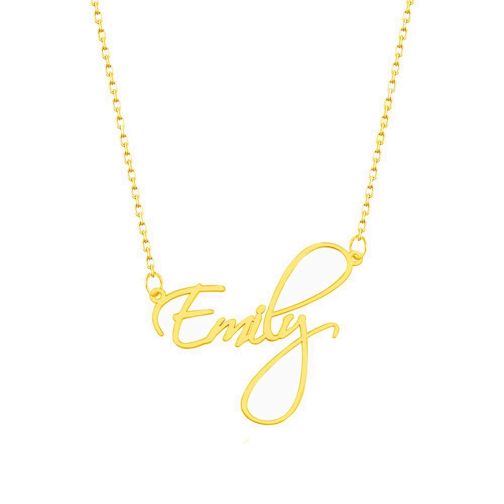 Name necklace - Italic variant