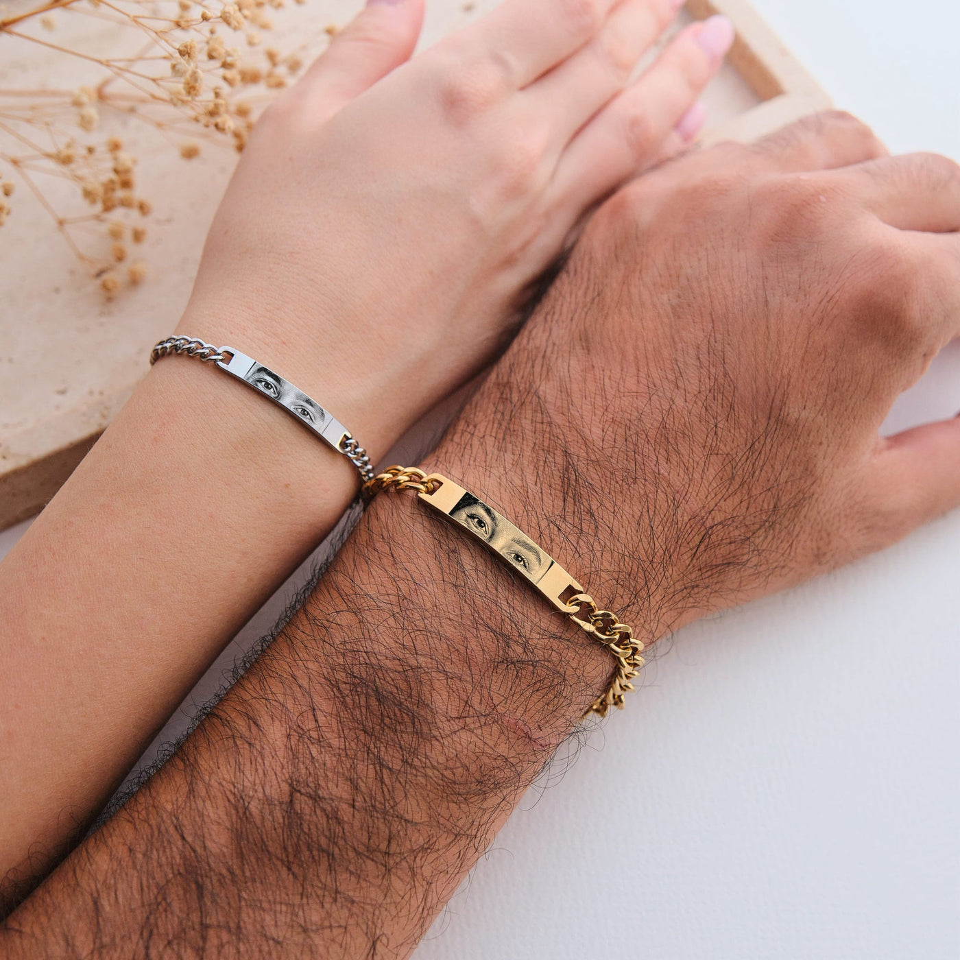 Partnerarmband mit Fotogravur - OTANTO