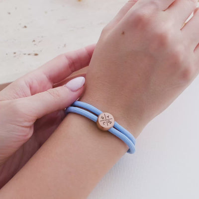 Segeltau Disc Armband mit Gravur