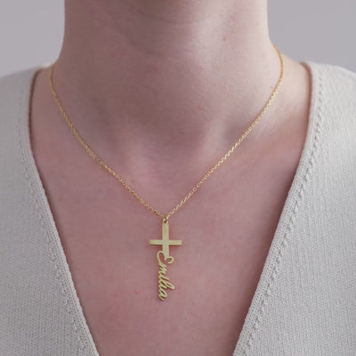 Namenskette - Variante Kreuz