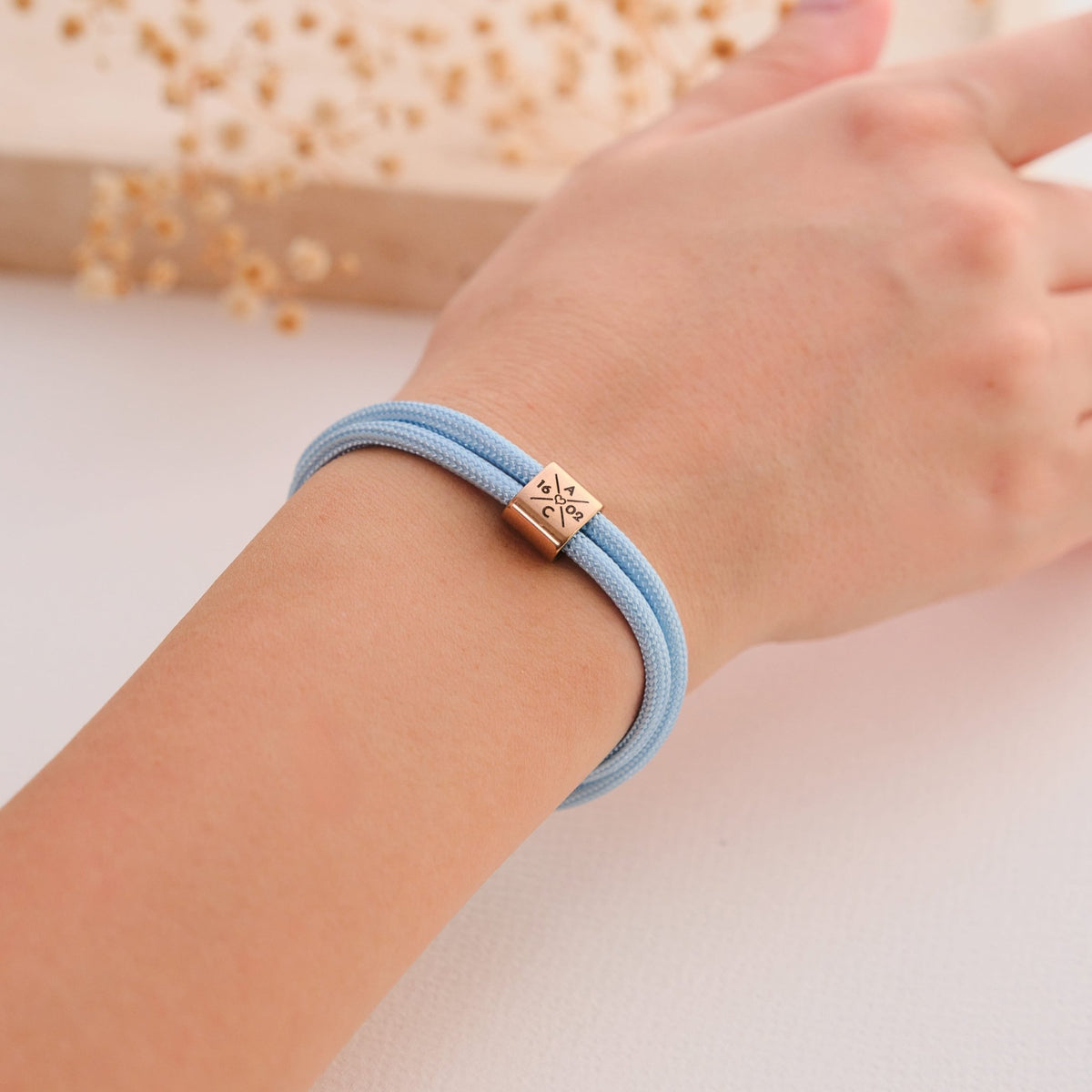 Segeltau Beads Armband mit Gravur - OTANTO