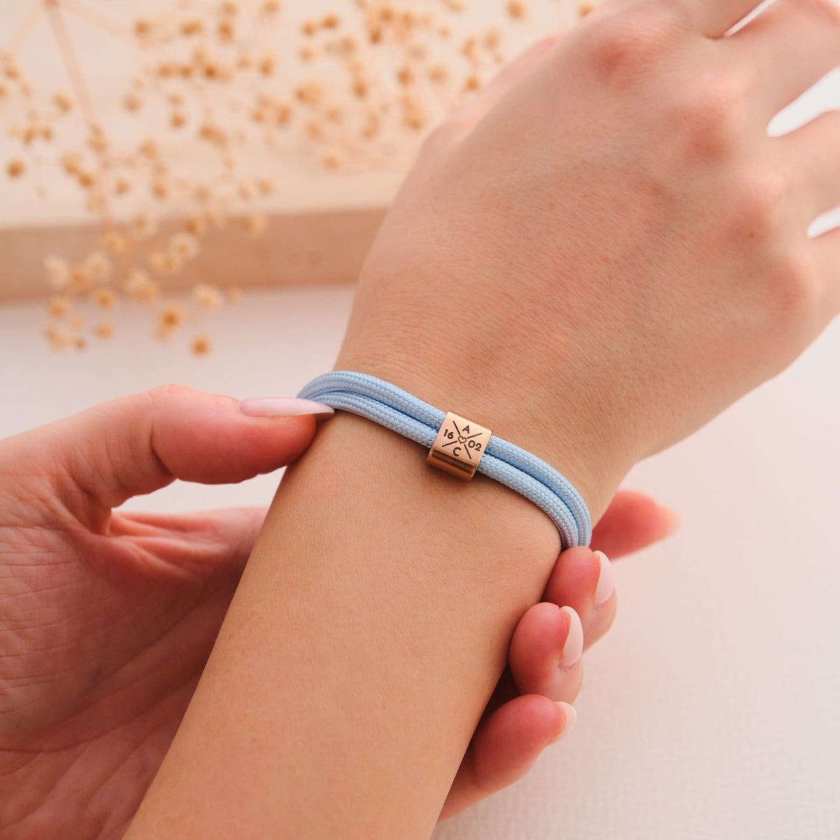 Segeltau Beads Armband mit Gravur - OTANTO