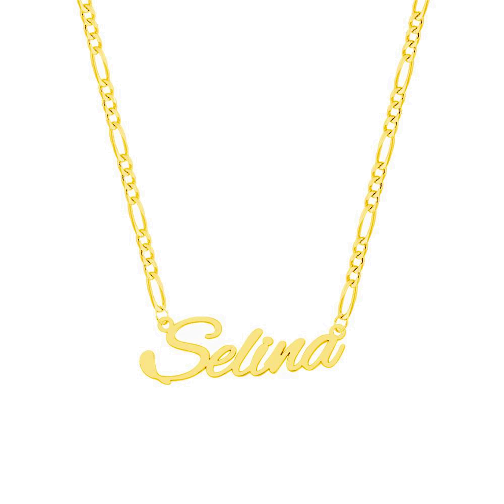 Figaro name necklace - Selina variant