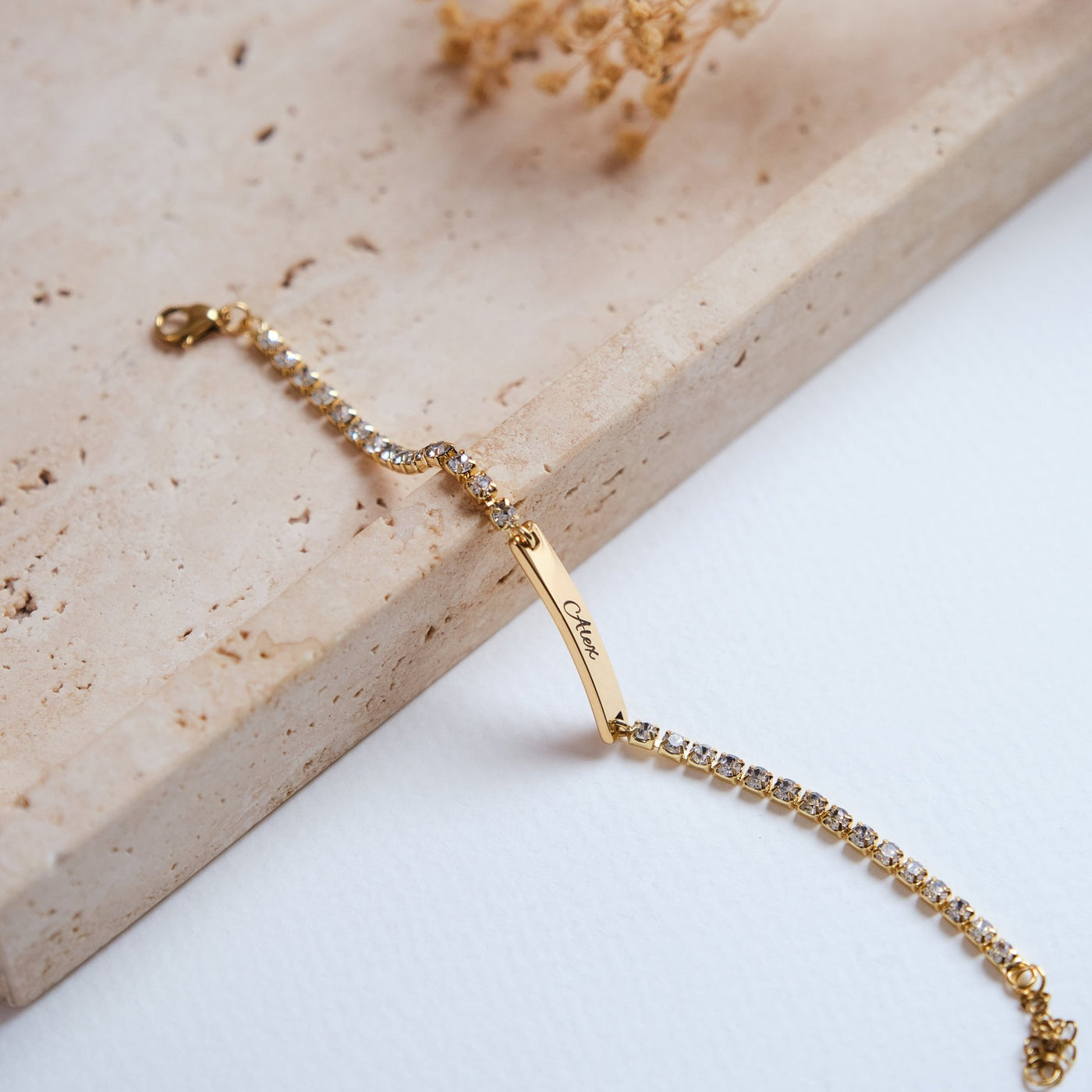 Tennis Armband mit Gravur - OTANTO