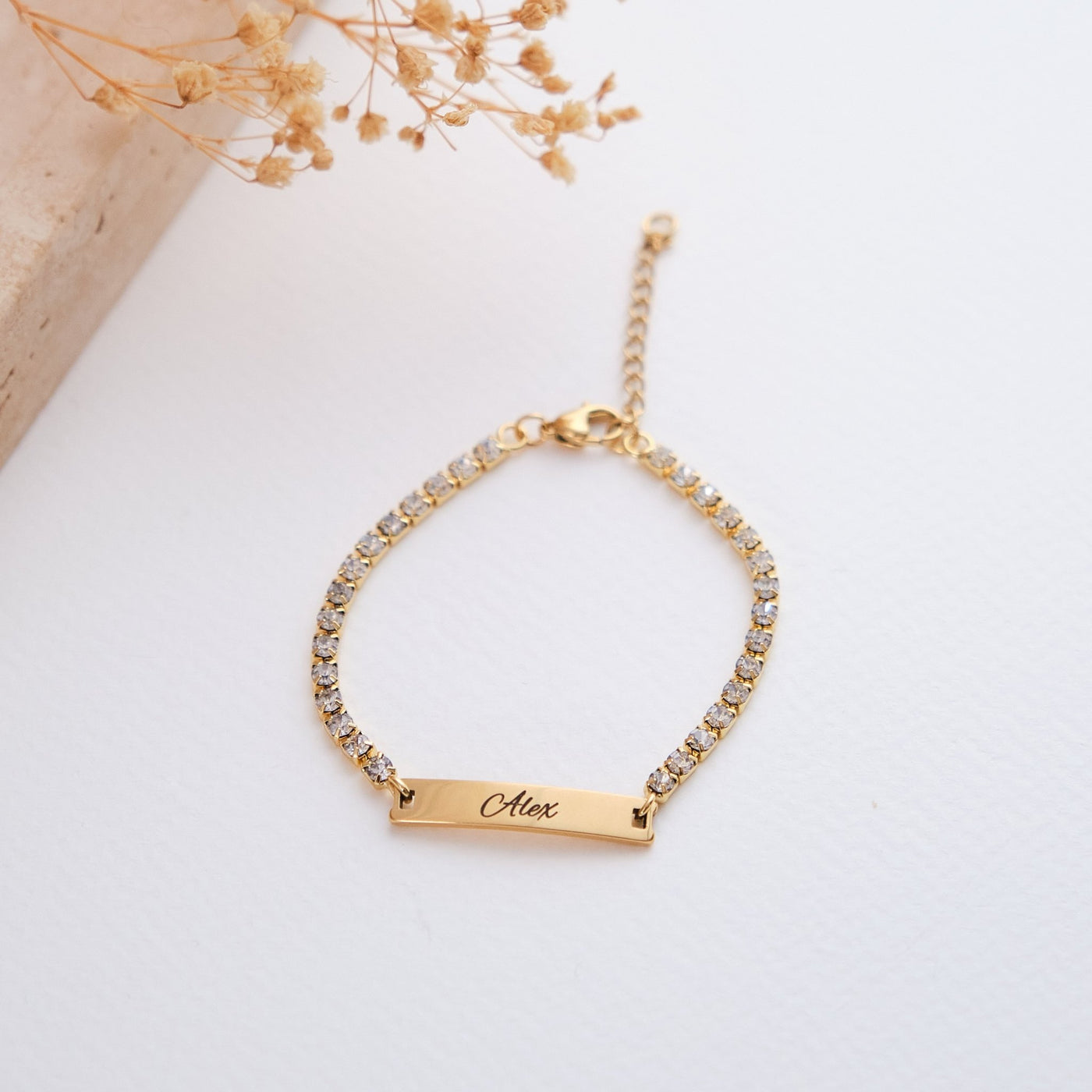 Tennis Armband mit Gravur - OTANTO