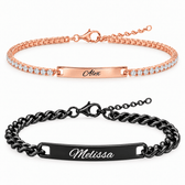 Tennis Partnerarmband mit Gravur - OTANTO