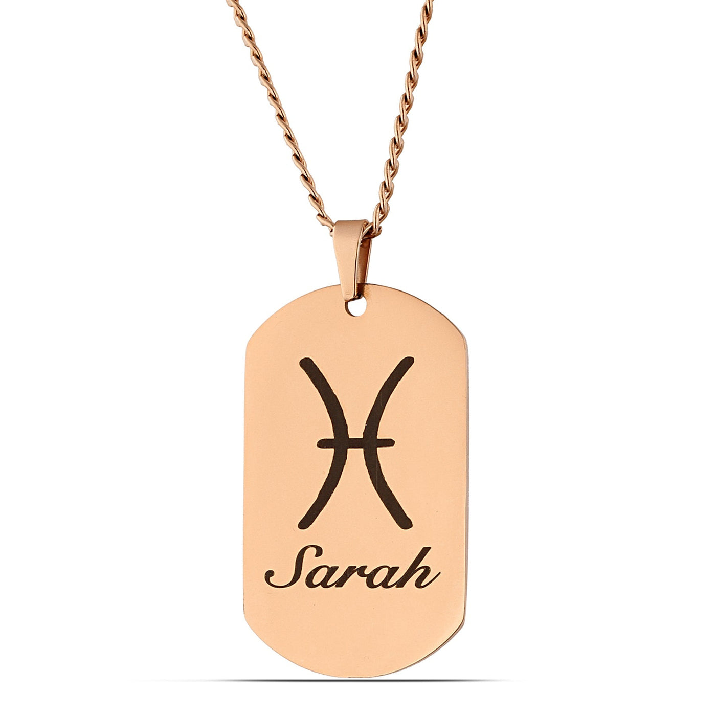 2 x Cuban Chain Dog Tag ID Partnerketten - OTANTO