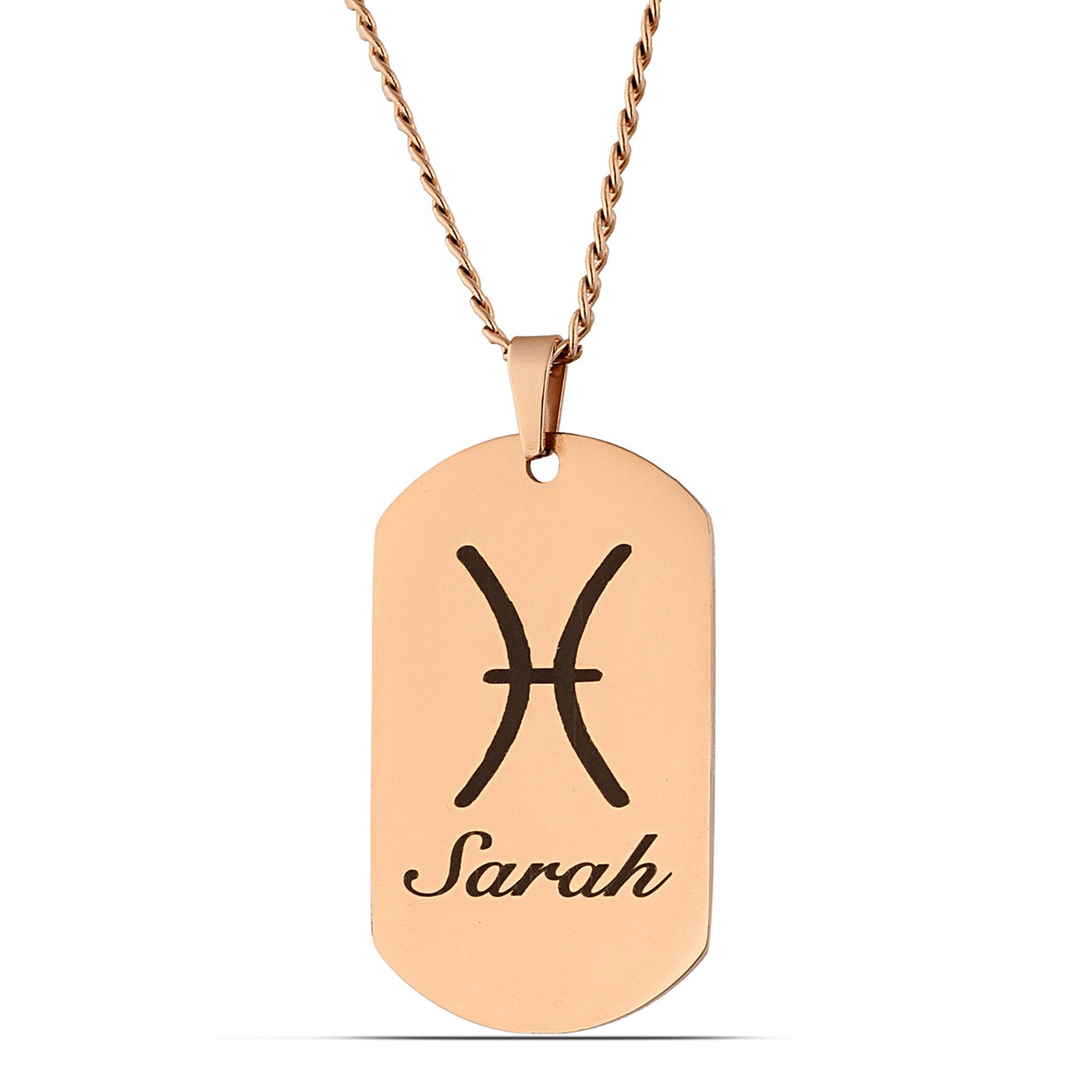 Cuban Chain Dog Tag ID Halskette - OTANTO