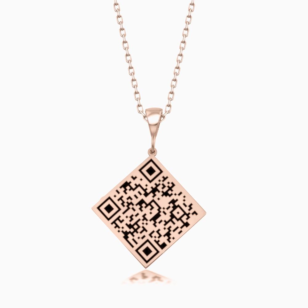 Personalisierte QR-Code Halskette - Otanto